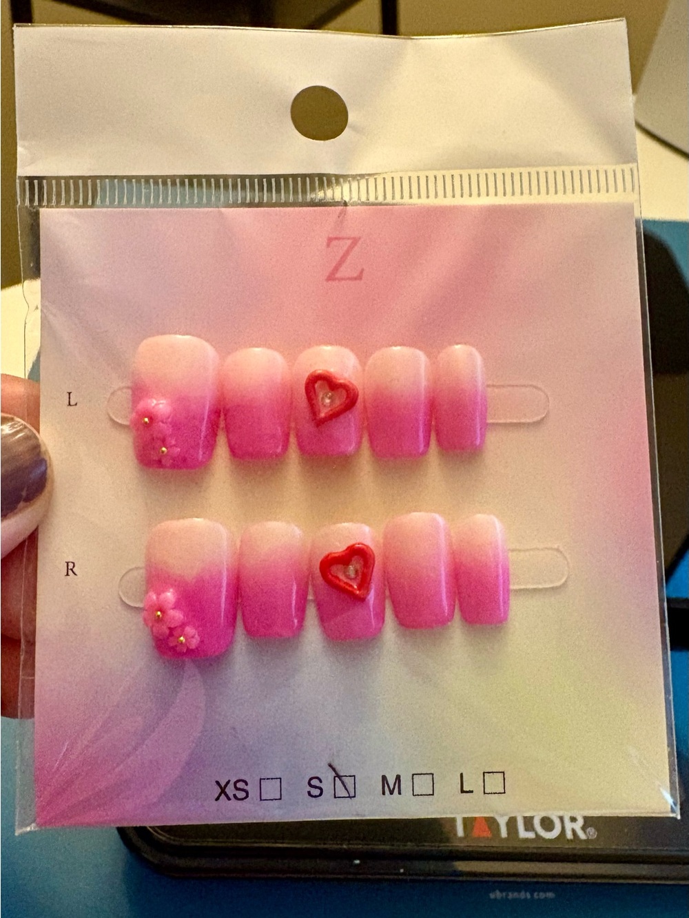 Handmade Press On Nail Set N9